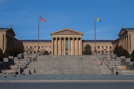 Philadelphia Museum of Art in het Fairmount park